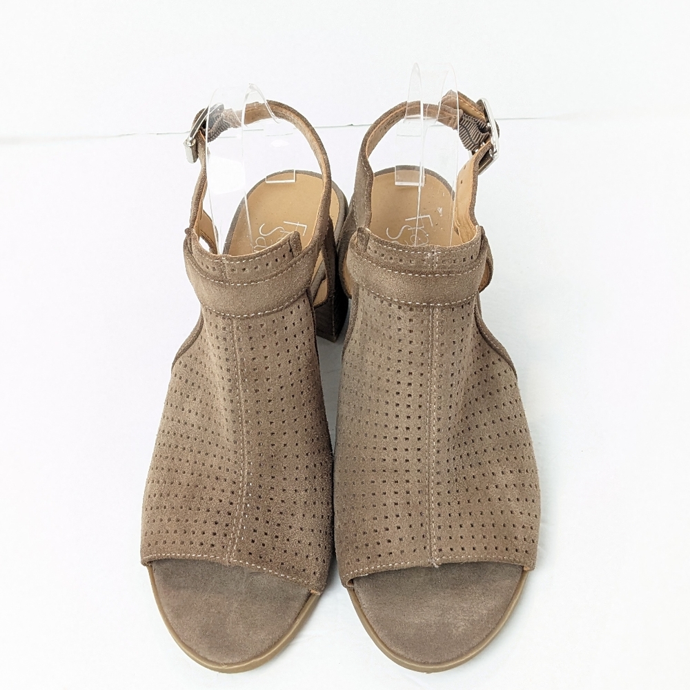 Franco Sarto Suede Harlet Sandals - Picture 6 of 16